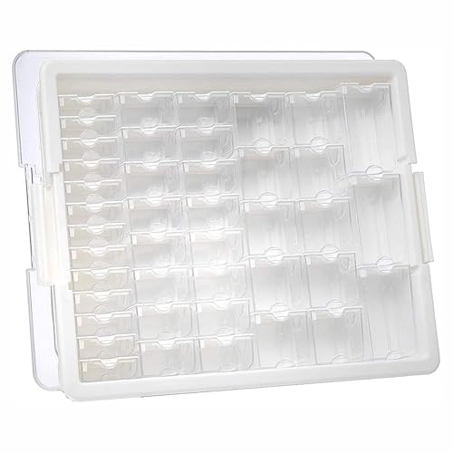 Darice Elizabeth Ward 45 Piece Assorted Portable Diamond Painting Storage and Bead Organizer with 42 Variable Sized Containers - style: 45-Piece