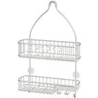 Simple Houseware Stainless Steel Bathroom Hanging Shower Head Caddy Organizer (26 x 16 x 5.5 inches)