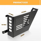 MAIKER Metal Front Door Storage Box, Door Side Insert Organizer Box Pockets for 2007-2018 Jeep Wrangler JK JKU 2/4 Door 2pcs(Black) - size: JK/JKU Front