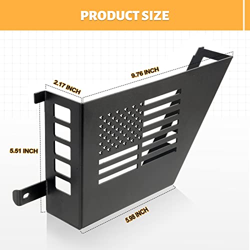MAIKER Metal Front Door Storage Box, Door Side Insert Organizer Box Pockets for 2007-2018 Jeep Wrangler JK JKU 2/4 Door 2pcs(Black) - size: JK/JKU Front