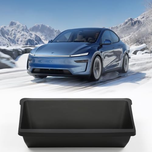 GEEDAR Under Seat Storage Box Organizer for Tesla Model Y 2025 2026 Refresh (Juniper), New Model Y 2025 2026 Hidden Storage Box, Washable Underseat Organizer Fit Tesla Model Y 2025 Accessories - size: for Model Y Juniper Front Seat