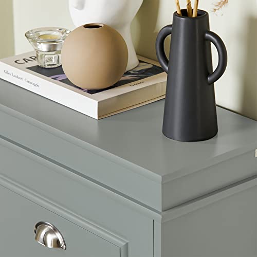 Haotian FSR94-HG, Grey Shoe Storage Cabinet with 3 Flip Drawers, Freestanding Shoe Rack, Shoe Storage Cupboard Organizer(9.4" D x 20.9" W x 46.1" H) - color: Grey, size: 3 Drawers:20.8x9.4x46"