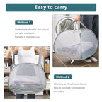 2 Pack Collapsible Laundry Baskets, 90L Large Foldable Laundry Basket, Durable Mesh Pop Up Hampers for Laundry, Dirty Clothes Laundry Hamper for Bedroom, Bathroom, Dorm, Laundry Room, Travel Grey - color: 2xGray