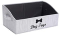 Morezi Dog Toy Basket - Organize Pet Toys, Blankets, Leashes, Chews in Living Room, Playroom, Closet, Shelf - Grey - color: Grey