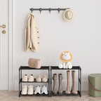 Autonomier 3 Tier Extra Small Shoe Rack (16.3" Wide), Narrow Stackable Shoe Shelf for Kids Toddler Adult, Lightweight Shoe Rack Stand for Closet Dorm Storage Organizer, Front Door Entrance, Entryway - size: 3-Tier