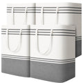 4 Pack Large Laundry Baskets, Laundry Hampers, Freestanding Waterproof Collapsible Clothes Bag with Extended & Reinforced Handles - Clothes Basket for Dorm, Bathroom, Home (100L) - size: 4 x 100L