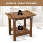 HIPS Shower Benches for Inside Shower, Shower Stool with Space-Efficient Storage Shelf, Waterproof Shower Chair Seat for Spa Bathroom(Brown) - color: Brown