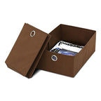 FURINNO Jaya Computer Study Desk with Bin, Brown - color: Espresso