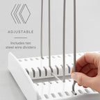 YouCopia StoreMore Expandable Cookware Rack with Tall Steel Wires, 12.5"-22" Wide Adjustable Pan Organizer for Kitchen Cabinet Storage, Classic Edition - size: Expandable Classic