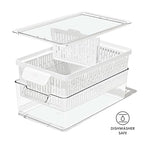 OXO Good Grips Produce Saver – Medium Bin, 13.8 x 7.4 x 4.7 in, White - style: Medium Bin