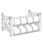 Shelf Reliance Cansolidator Max Large - 1-Pack Can Organizer for Pantry, Stackable Soda Can Storage for Kitchen, Holds 60 Large Cans of Food - size: 1 Pack, style: 28 Large Can