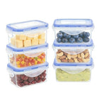 KIGI Multi-Pack Small Plastic Food Storage Containers Set, BPA-Free Plastic, Airtight Lids, Leakproof for Meal Prep, Snack & Lunch, Mini Bento Box, 6 oz / 0.75 Cup, 12 Piece Set - size: 0.75 cup (12-Piece)
