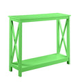 Convenience Concepts Oxford Console Table 39.5" - Sofa Table with Storage Shelf, Transitional Entryway Hall Table for Living Room and Bedroom, Display Foyer Table, Lime Green - color: Lime
