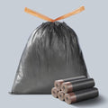 MOPALL Small Trash Bags with Drawstring, 2.6-4 Gallon Bathroom Garbage Bags, 15 Liter Black Waste Basket Liners for Bedroom, Office, Pet & Diaper Pail, Strong & Leak Proof (75 Count, 17.7" x 19.7") - size: 1 Count (Pack of 75)