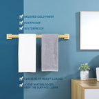 KOKOSIRI 20 Inch Towel Bar Bathroom Towel Bar Kitchen Dish Cloths Hanger Hand Towel Holder Stainless Steel Wall Mount, Brushed Gold, B4003BG-L20 - color: Brushed Gold, size: 20-Inch