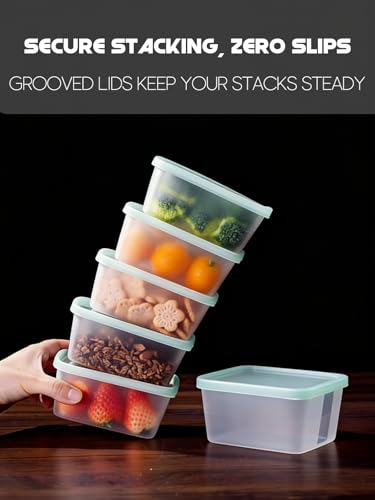 LivLab Mker 40 PCS Meal Prep Containers with Lids - Freezer Food Storage Containers Bpa-Free Reusable Lunch Boxes for Leftovers, Salad, Fruits, Snack - 20 Sets | 20 fl oz | 2.5 Cups - size: 20-Pack-17 floz