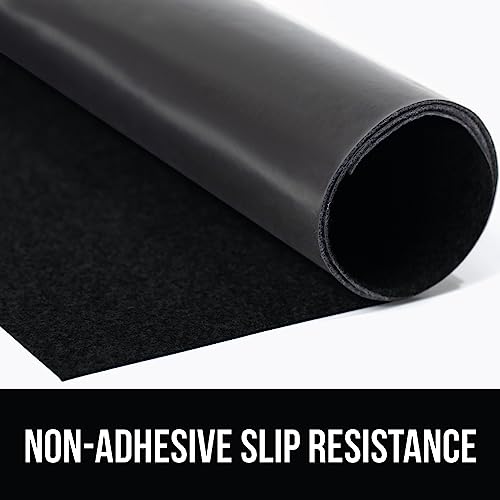 GORILLA GRIP LeakGuard Non-Adhesive Under Sink Mat for Kitchen Cabinet, Waterproof Quick Dry Shelf Liner, Durable Absorbent Felt Mats for Bathroom Sinks, Cabinets, Dresser, Easy to Trim, 24x30 Black - color: Black, size: 24"W x 30"L