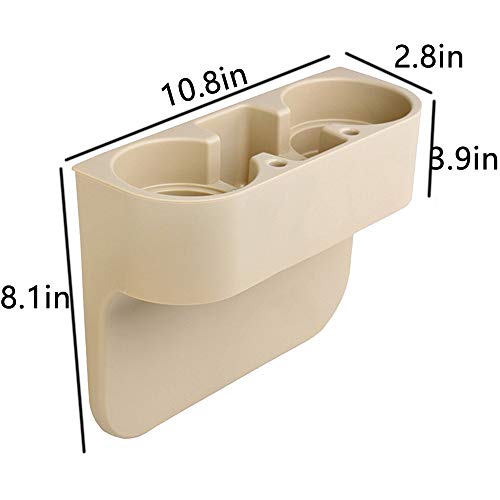Heart Horse Car Gap Filler, Console Side Pocket, Car Seat Pocket Organizer for Cellphones Wallet Coin Key and Cup Holder Suitable Beige - color: Beige, size: 1 Pack