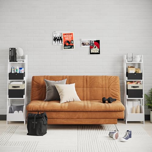 RiverRidge Kids storage bins - 10.5 Cube Storage Organizer with Handles – Black Two-Tone closet organizers and storage for Toys, Shoes & More - Fits RiverRidge Cabinets - color: Black