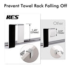 KES Over The Cabinet Door Towel Rack, Kitchen Towel Rack Over Cabinet Towel Bar Towel Holder SUS304 Stainless Steel 2 Pack Polished Steel, KTH200S26-P2 - color: Polished Steel