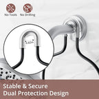 KEGII EXTRA Soap Holders x2 Shower Caddy Hanging, Never Rust Over Showerhead Organizer, Built in 9 Shaver Hanging hooks - style: Hanging Shower Caddy-5 Pack (Black)