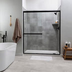 Palisade Vinyl Waterproof Corner Shower Shelf in Frost Nickel - color: Frost Nickel