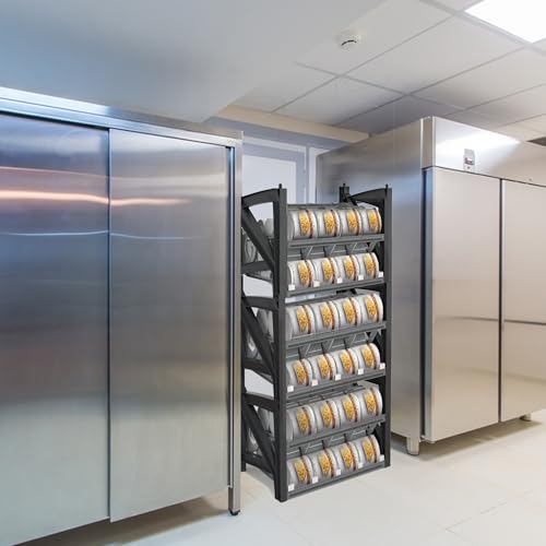 Shelf Reliance Cansolidator Max Large - 1-Pack Can Organizer for Pantry, Stackable Soda Can Storage for Kitchen, Holds 60 Large Cans of Food - size: 1 Pack, style: 28 Large Can