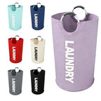 A large 90 liter laundry basket that can be folded for easy carrying. Suitable for bathrooms, laundry rooms, and travel (Purple) - color: Purple