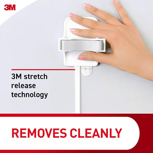 Command Broom Grippers, 3 Hangers and 6 Strips, Damage-Free Mop and Broom Holder Wall Mount, Household Cleaning Tool Organizer for Kitchen, Laundry Room, Closet, Holds up to 4 lb - size: Large