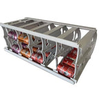 Shelf Reliance Cansolidator Pantry Plus - 2-Pack Can Organizer for Pantry, Stackable Soda Can Storage for Kitchen, Holds 60 Cans of Food or Soda - size: 2 Pack, style: 60 Soup Can