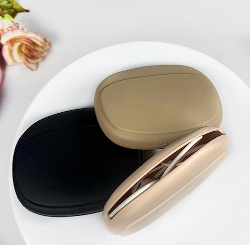 Silicone Headphone Organizer - Data Cable Storage Case - Mini Key Box - Portable Wired Headset Storage Bag (Black - Brown - Nude-3PCS) - color: Black-Brown-Nude