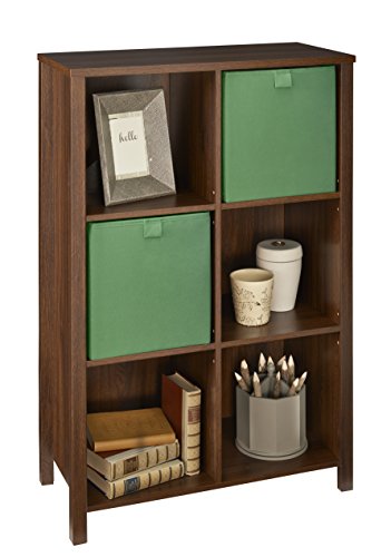 ClosetMaid 16054 Premium Adjustable 6-Cube Organizer, Dark Chestnut - color: Dark Chestnut, size: 6-Cube