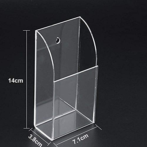 APSOONSELL Remote Control Holder Organizer Wall Mount Acrylic Tidy for Air Conditioner, TV Box, Stereo, 1 Slot - style: 1 Compartment