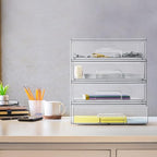 Sorbus Acrylic Storage Containers - 2 Pack, Stackable Storage Bins Set for Bathroom Organization - Clear Acrylic Drawer Organizers - Makeup Case Pull-Out Drawers (12.1’’ Wide) - size: 2 Pack, 12.1’’ Wide