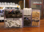 Deflecto Stackable Open Cube Organizer, Desk and Craft Organizer, Clear, Large, 6"W x 6"H x 12"D (350501) - style: Large Open Cube