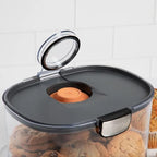 Progressive ProKeeper International Airtight Food Storage Container with Terracotta Disk for Freshness, Stackable & Dishwasher Safe, Ideal for Cookies, Baked Goods, & More, 5 Quart - size: 1-Piece, style: 5-Quart Prokeeper