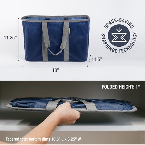 CleverMade Unisex Ecobasket - color: Blue, size: 30L - 1 Pack
