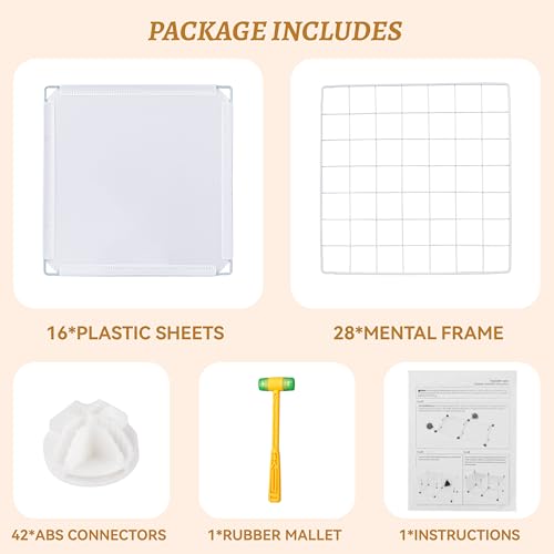 TUMUCUTE Cube Storage Organizer, Metal 12-Cube Shelves Bookshelf, Portable Closet Clothes Organizer for Bedroom, Home, Office, White - color: White Plus Iron, size: 12 Cubes
