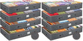 Under Bed Storage Bins - Pack Of 8 Under The Bed Storage Containers For Clothes, Blankets, Winter Clothing, & Shoes - Underbed Storage Containers With Handles, Dual Zippers, & Clear Top - size: 8 Pack