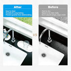 2PCS Water Absorbing Stone Tray, Quick Drying Diatomite Bathroom Tray, Drying Stone for Kitchen Counter, Soap Dish Dispenser Vanity Organizer
