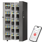 WeHere 360-Key Smart Key Lock Box Wall Mount – Commercial Key Cabinet with App, Keypad, Bluetooth & WiFi Unlock (Sold Separately), Access Log Tracking, Key Management for School, Property, Office - size: 360 keys(Smart)