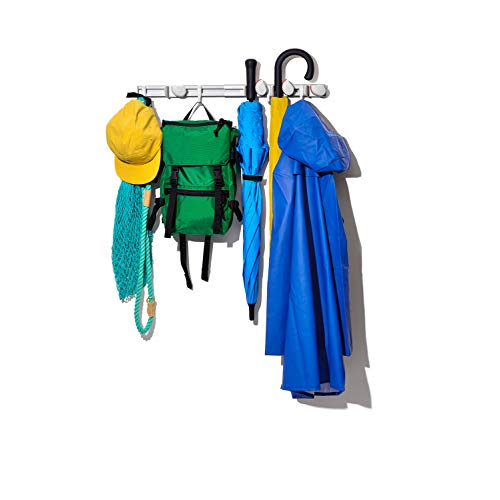 OXO Good Grips Wall-Mounted Mop and Broom Organizer - size: 3"x5"x17"