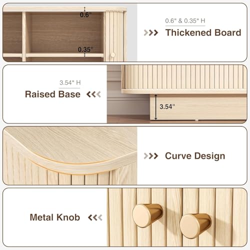 AKMAKM 31" Shoe Storage Bench Dark Oak Entryway Storage Bench with Sliding Doors, Padded Cushion and 5 Metal Wall Hooks for Hallway, Living Room - color: Oak, size: 31 W