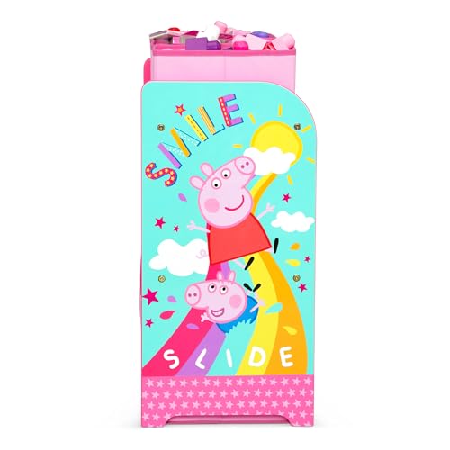 Delta Children - Peppa Pig Design & Store 6 Bin Toy Storage Organizer - Greenguard Gold Certified, Pink - color: Peppa Pig