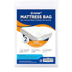 2 Pack King/Cal King Mattress Bag for Moving and Storage, Clear Plastic Mattress Cover for Moving, Waterproof Mattress Disposal Bags - size: King/Cal King,2 Pack, style: Economical Protection(1.5Mil Thick)