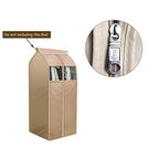 Garment Storage Bag Hanging Clothes Dustproof Cover With Clear Window In Wardrobe/Moisture, Dust Resistant Protector Cover With Zipper (Not Including Frame) - size: Large
