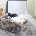 ITYLIFE CITYLIFE Citylife 6 Packs 44.4 QT Plastic Storage Bins with Lids Large Stackable Storage Containers for Organizing Clear Storage Box for Garage, Closet, Classroom, Kitchen - size: 44.4 Qt. - 6 Packs
