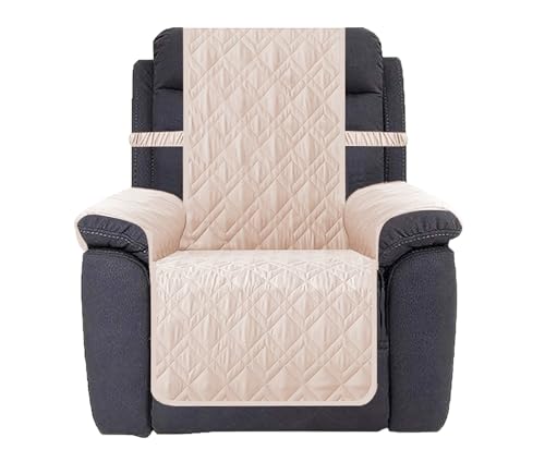 Ameritex Waterproof Nonslip Recliner Cover Stay in Place, Dog Chair Cover Furniture Protector, Ideal Recliner Slipcovers for Pets and Kids (Babypink, 30") - color: Babypink, size: 30"