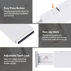 Lifewit 5 Pack 4" High Drawer Dividers 28-43.5cm/11-17" Adjustable Drawer Organizer for Clothes/Utensils, Expandable Drawer Separator in Dresser/Kitchen/Bedroom/Office Organization & Storage White - size: 4"H, 11-17"L