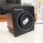Revolving Remote control caddy,Wooden pen holder for desk office supplies stationery storage, Multi function home & office desktop organizer YCL875R
